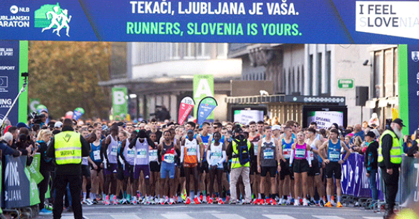 The capital flooded with the most runners in the history of the NLB Ljubljana Marathon